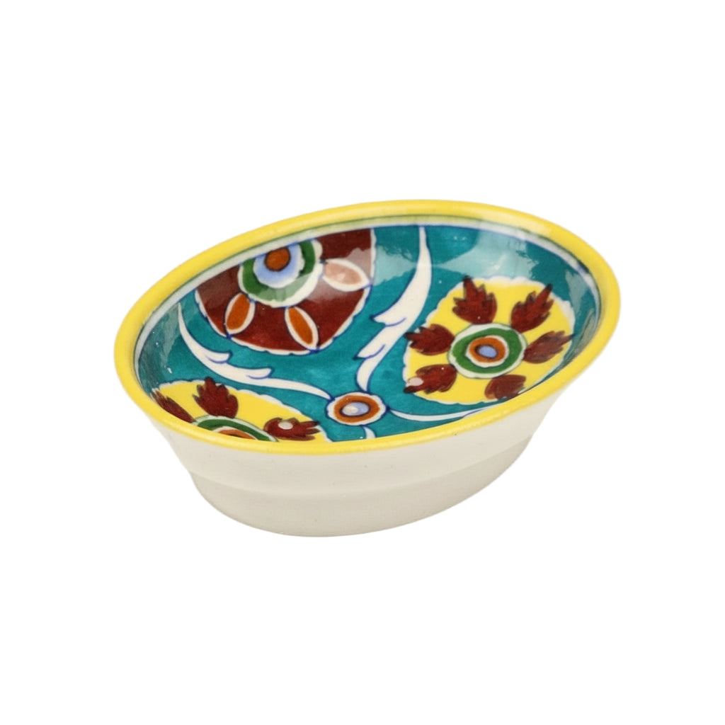 Azure Patterned Soap Dish