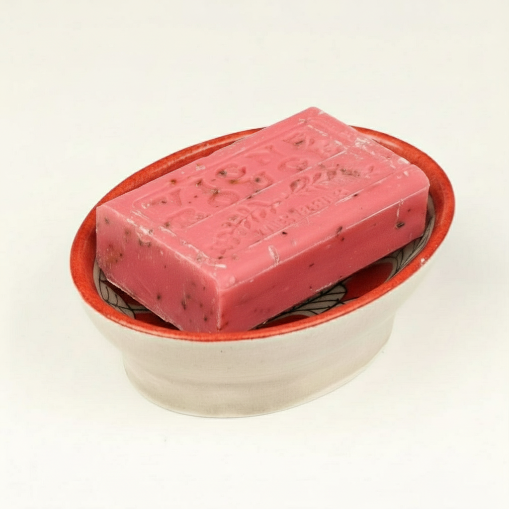 Crimson Peacock Soap Dish