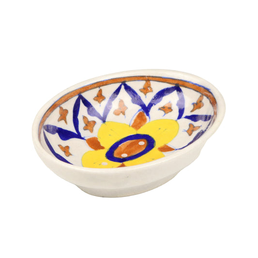 Azure Detailed Soap Dish