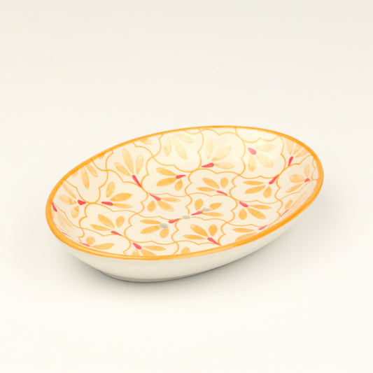 Orange Petals Soap Dish