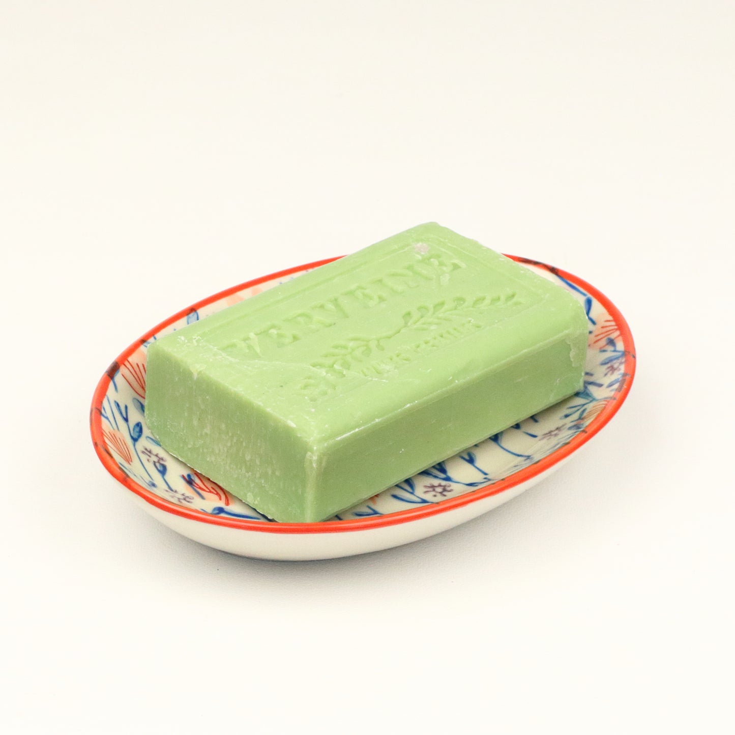 Crimson Floral Soap Dish