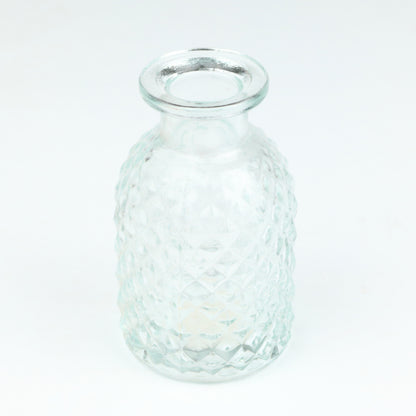 Clear Harlequin Vase - Bottle