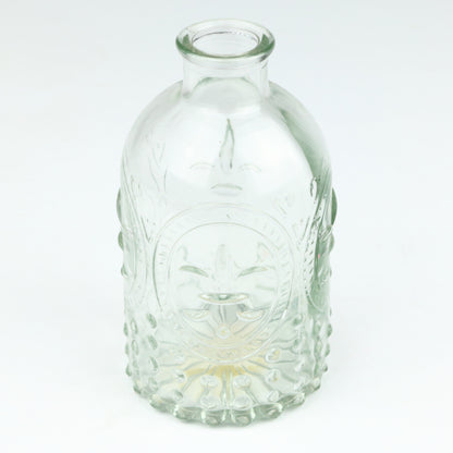 Clear Bottle 2 Vase - Candle Holder