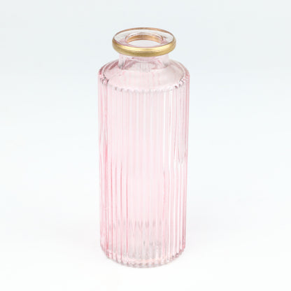 Rose Ribbed Bottle