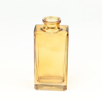 Yellow Cuboid Vase - Candle Holder
