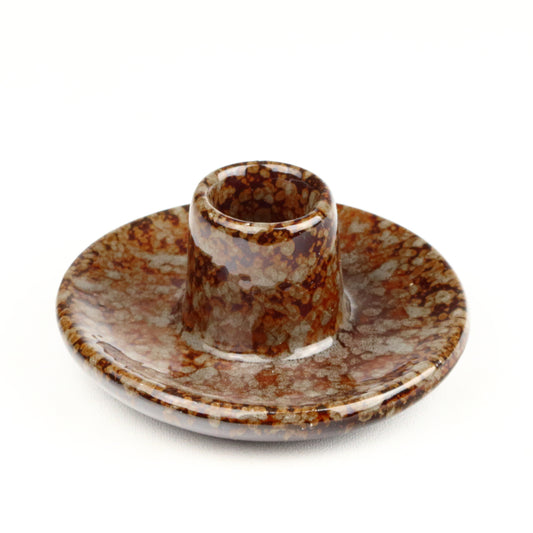 Speckled Ceramic Candlestick