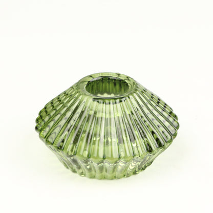 Fern Two Way Ribbed Candlestick