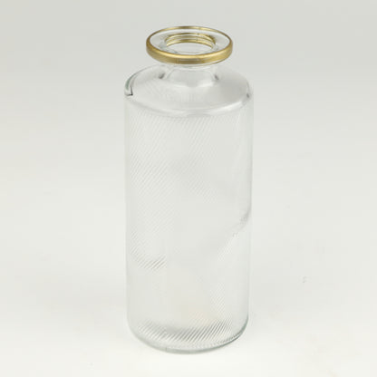 Clear Fluted Bottle