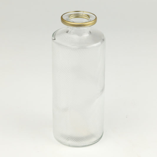 Clear Fluted Bottle