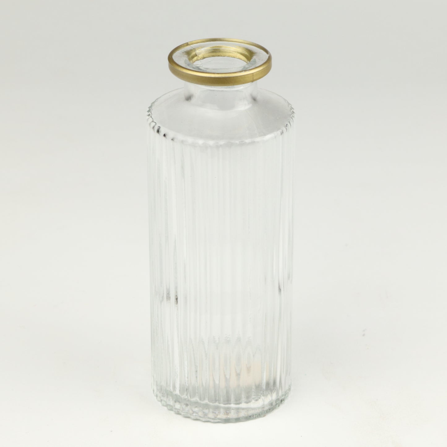 Clear Ribbed Bottle