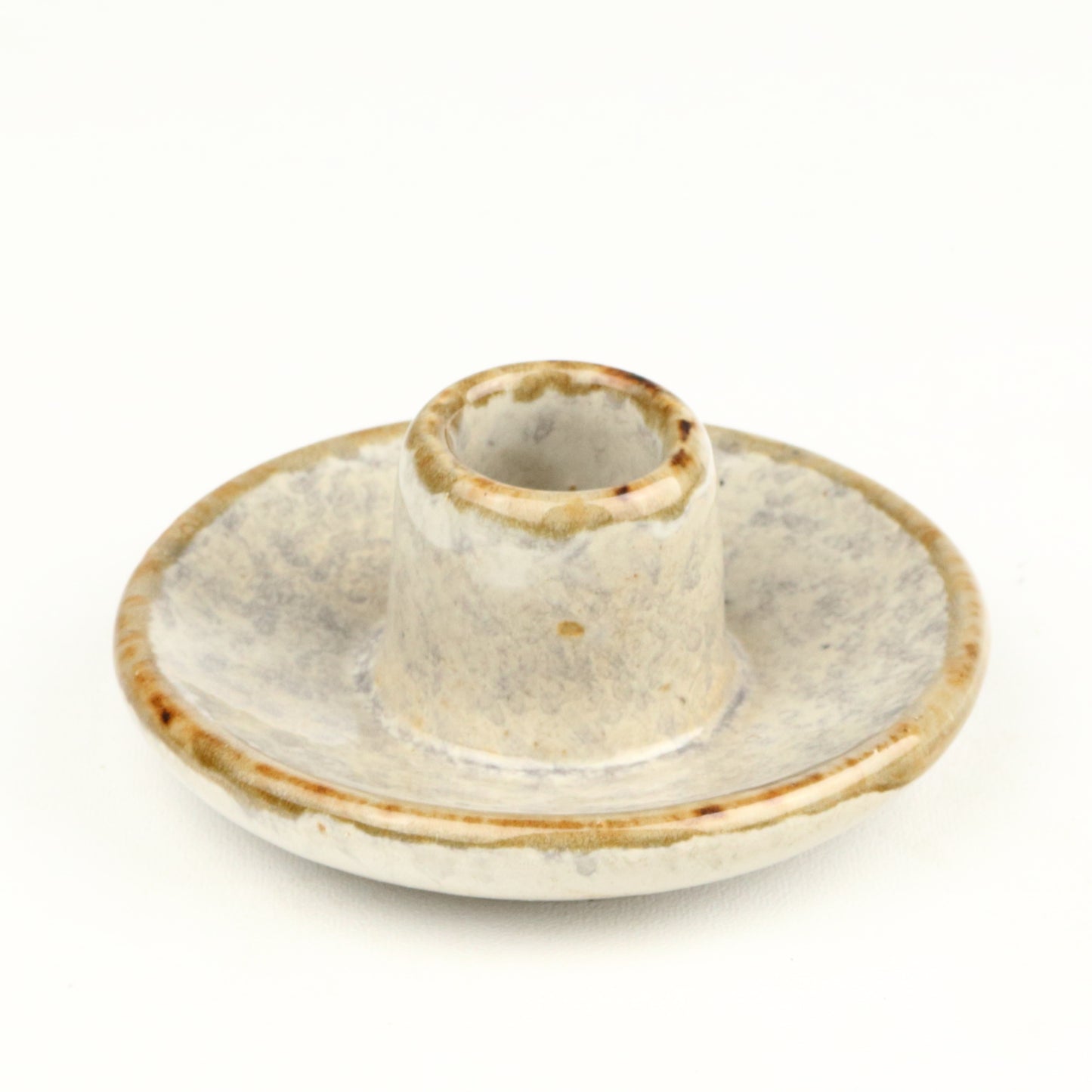 Hoary Ceramic Candlestick