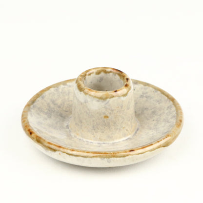 Hoary Ceramic Candlestick