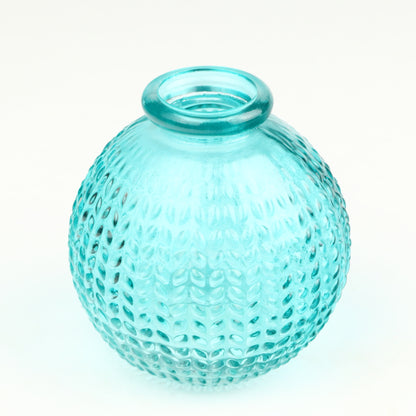 Cyan Ball Vase - Candle Holder