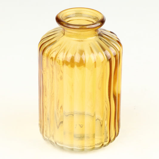 Lemon Ribbed Cylinder Candlestick