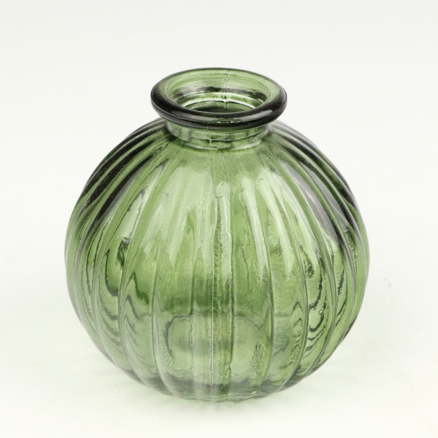 Fern Ribbed Sphere Candlestick