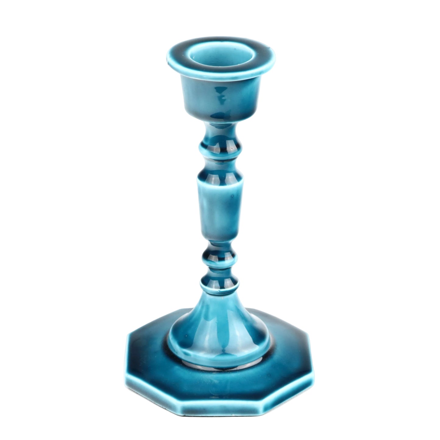 Peacock Archaic Candlestick
