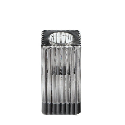 Smoky Ribbed Cuboid