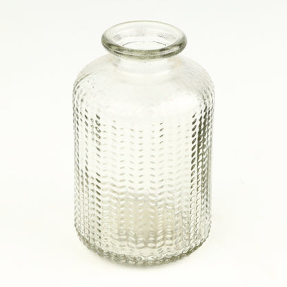 Clear Bottle 2 Vase - Candle Holder