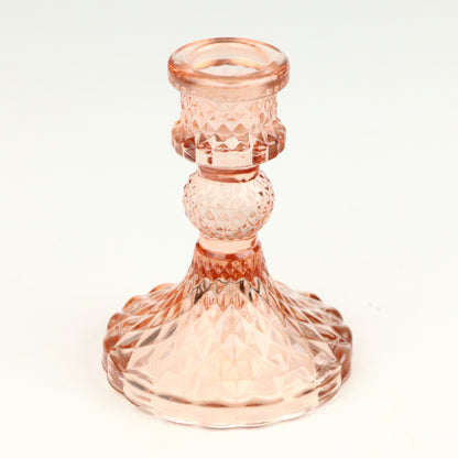 Rose Harlequin Candlestick