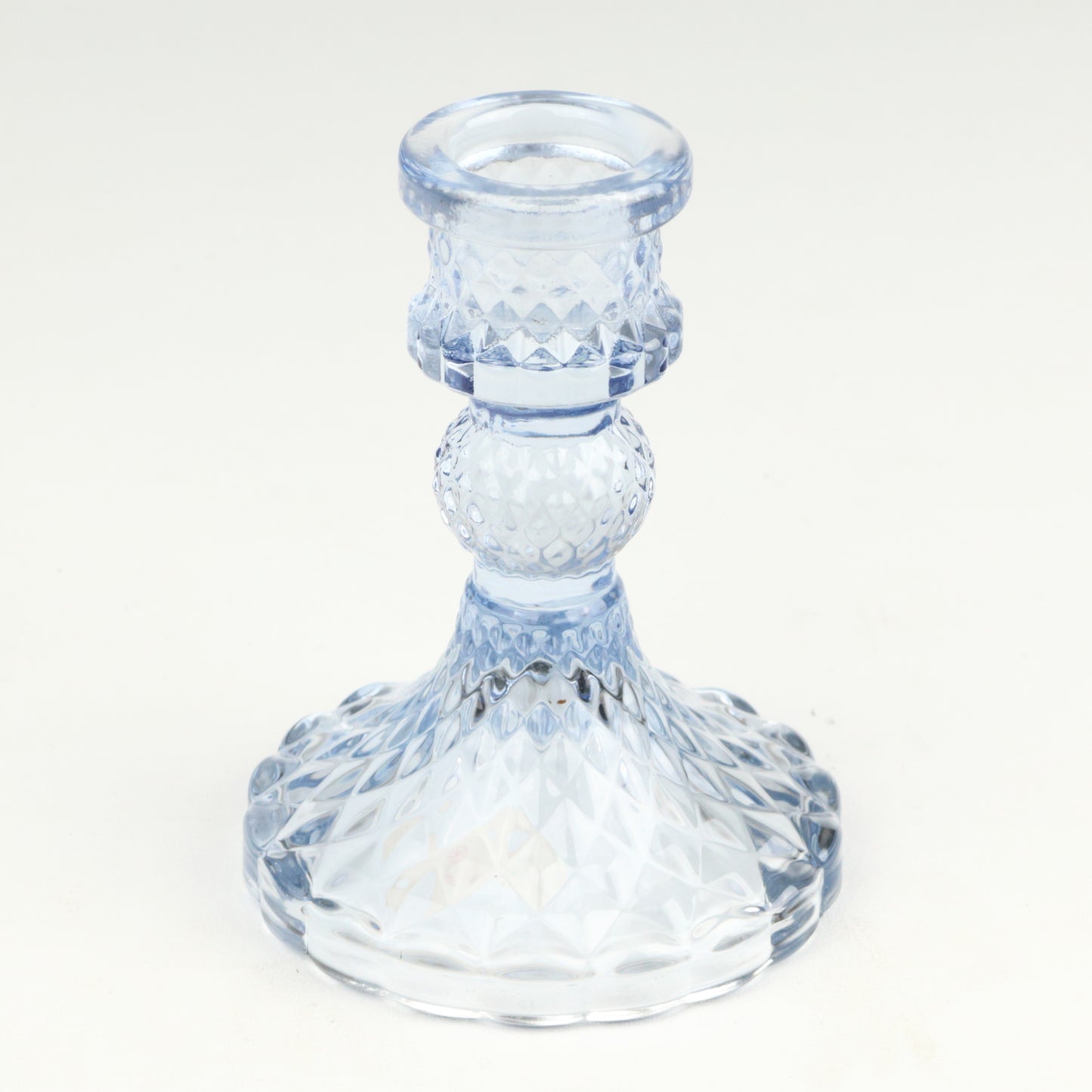 Lilac Harlequin Candlestick