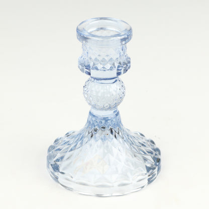Lilac Harlequin Candlestick