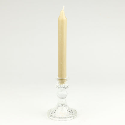 Clear Harlequin Candlestick