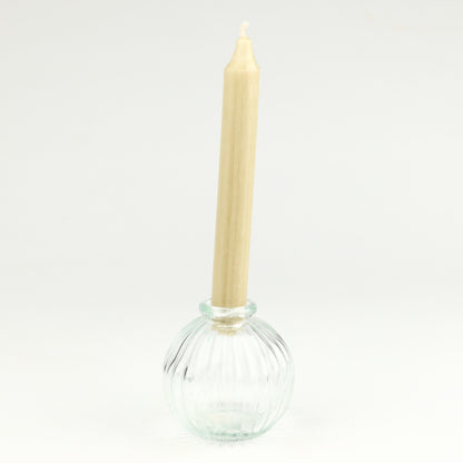 Clear Ball Vase - Candle Holder