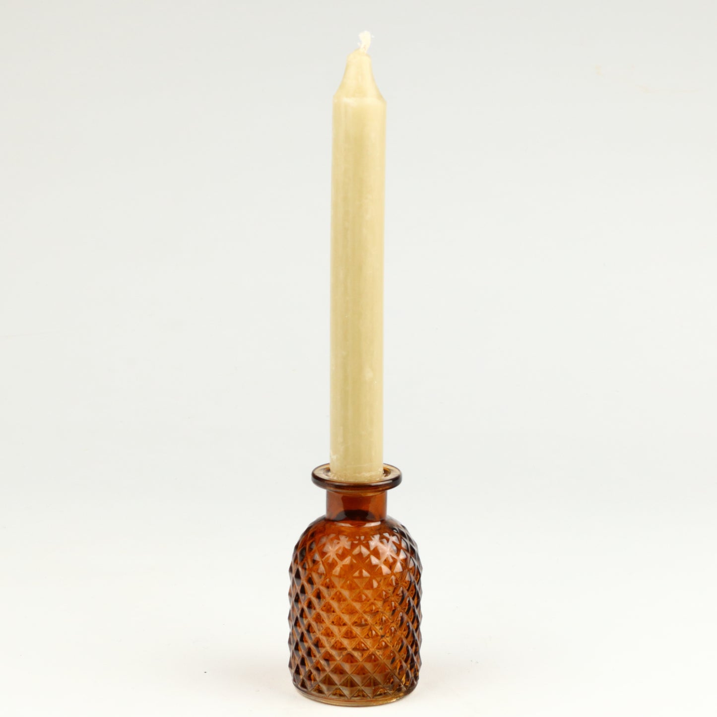 Amber Harlequin Squat Bottle