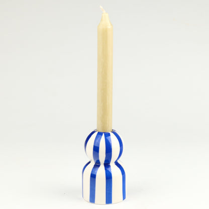 Azure Striped Circus Balloon