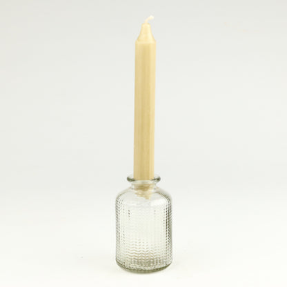 Clear Bottle 2 Vase - Candle Holder