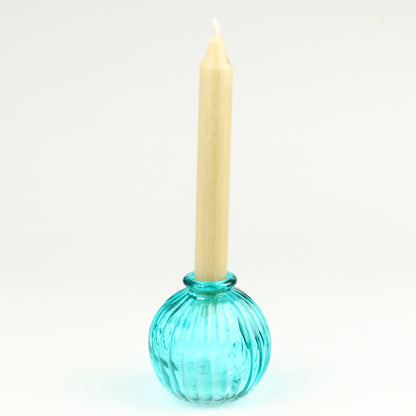 Cyan Ball Vase - Candle Holder