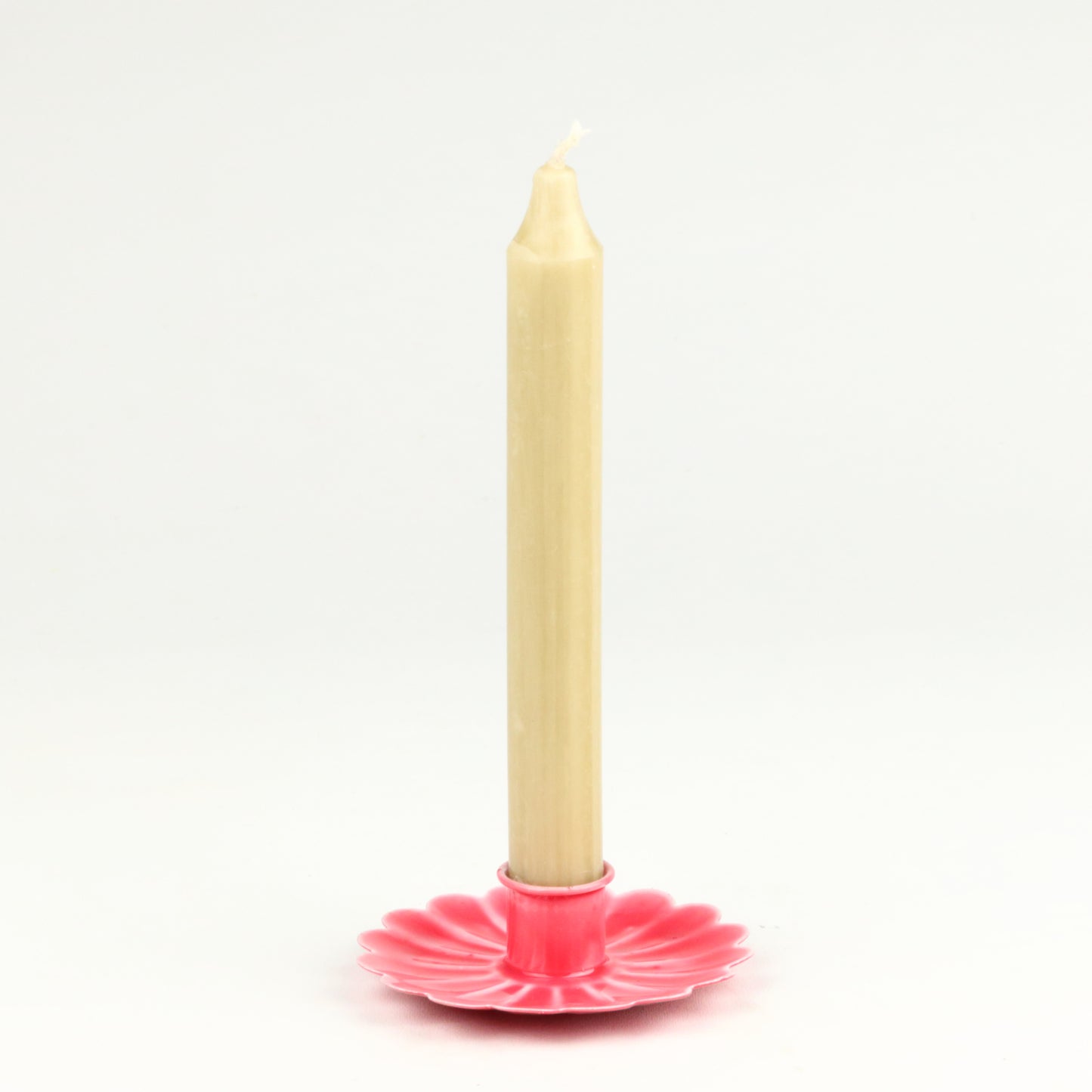 Cerise Flower Candlestick