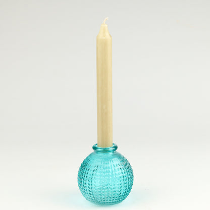 Cyan Ball Vase - Candle Holder