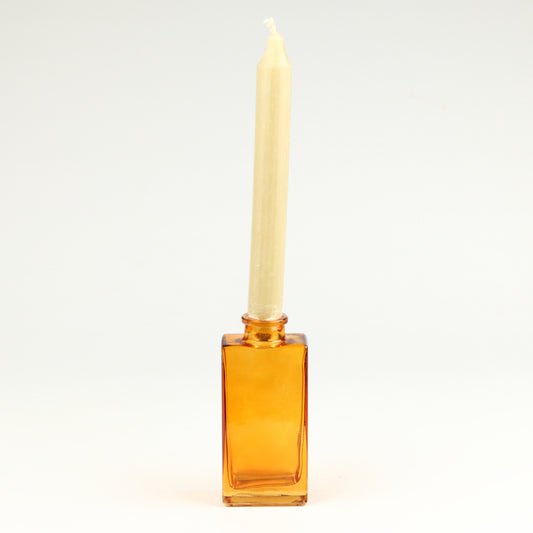 Amber Cuboid Bottle