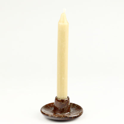 Speckled Ceramic Candlestick