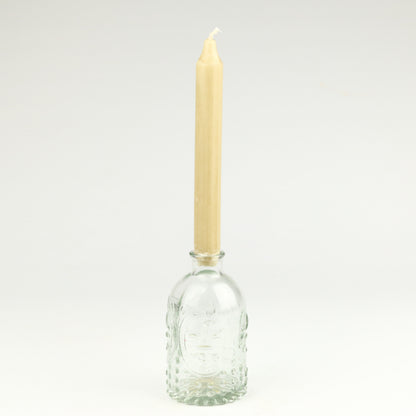 Clear Bottle 2 Vase - Candle Holder