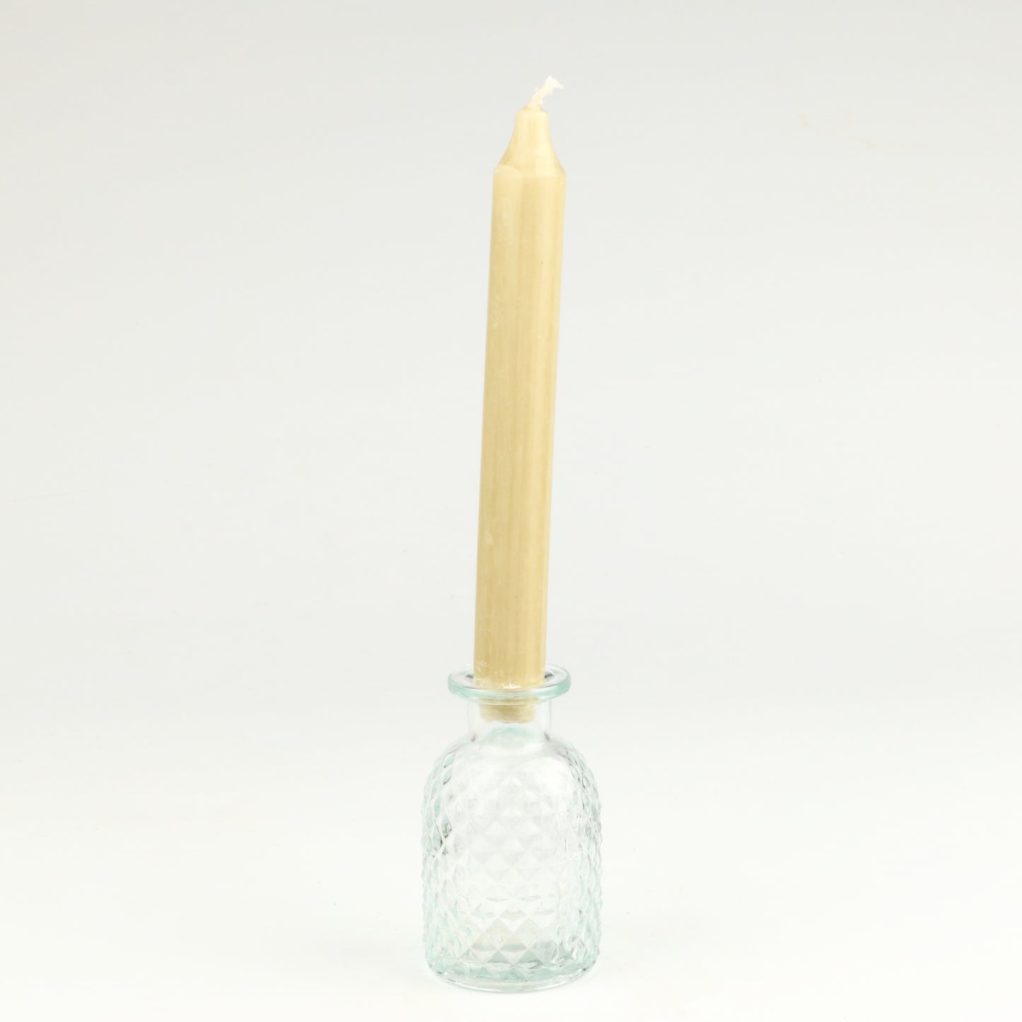 Clear Harlequin Squat Bottle