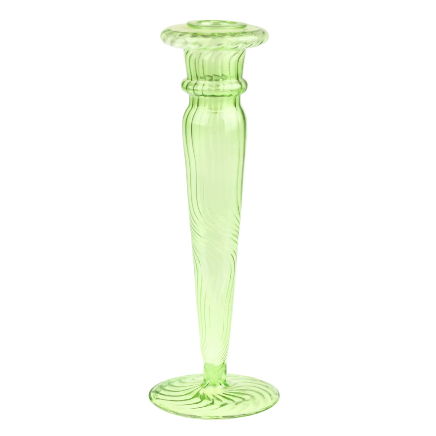 Grassy Fluted Candlestick