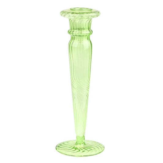 Grassy Fluted Candlestick