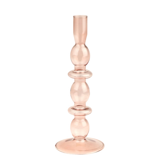 Rose Two Tier Candlestick
