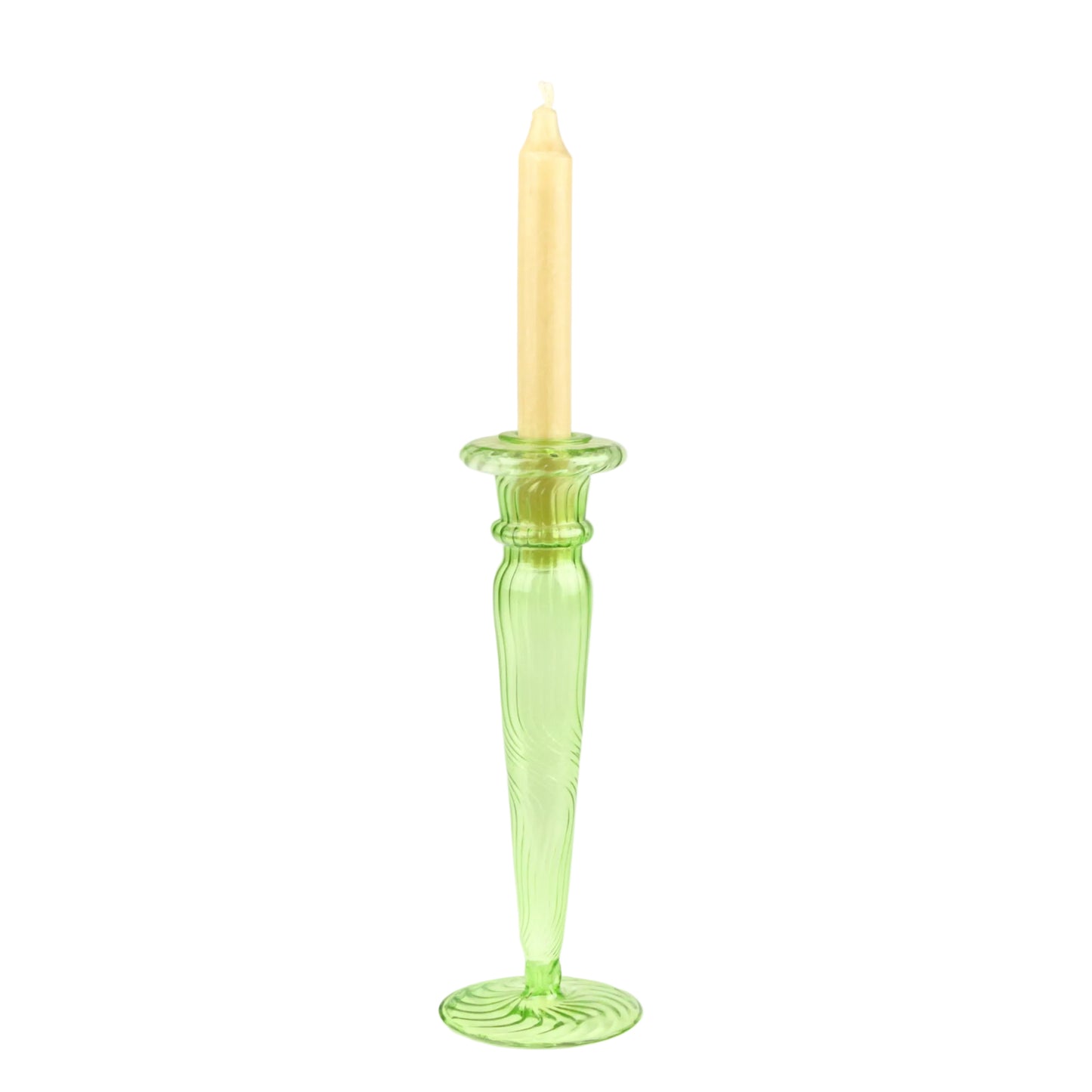 Grassy Fluted Candlestick