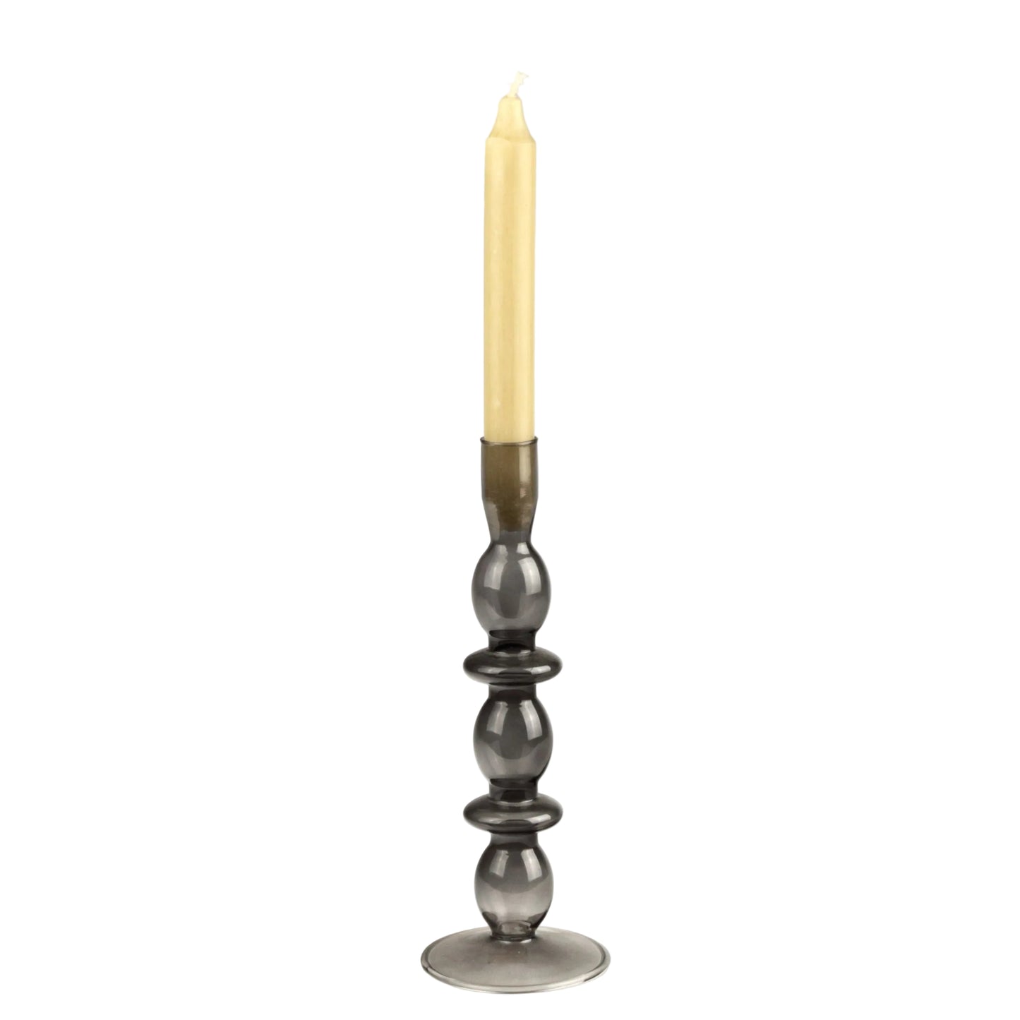Smoky Two Tier Candlestick