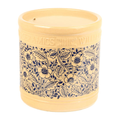 William Morris Blue Floral Pot Small