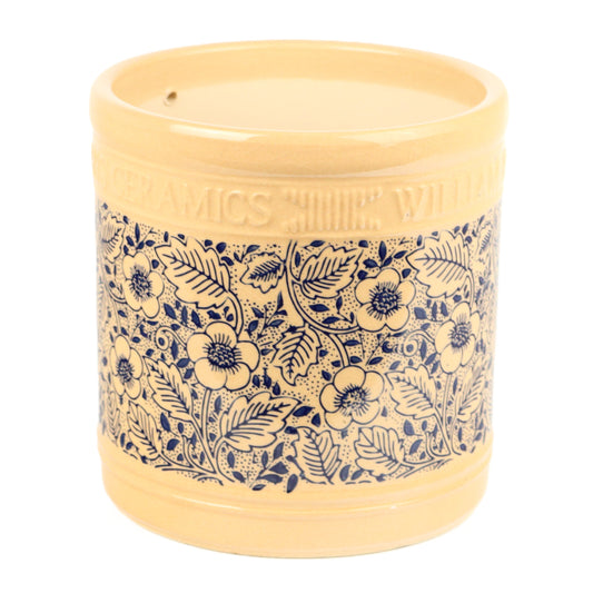 William Morris Blue Floral Pot Small