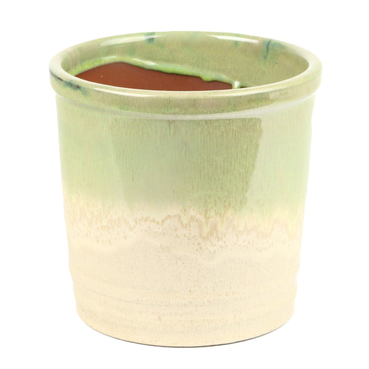 Green Cream Pot Small