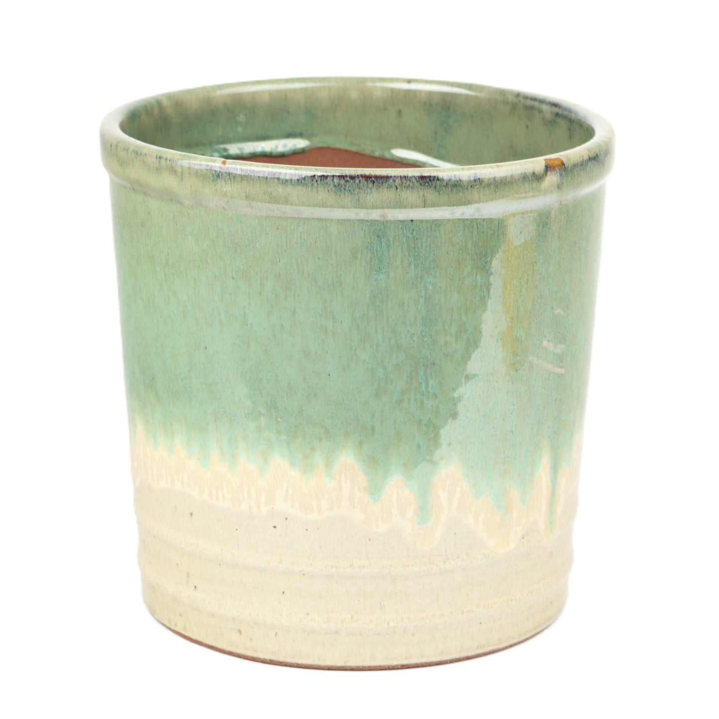 Teal Cream Pot Small