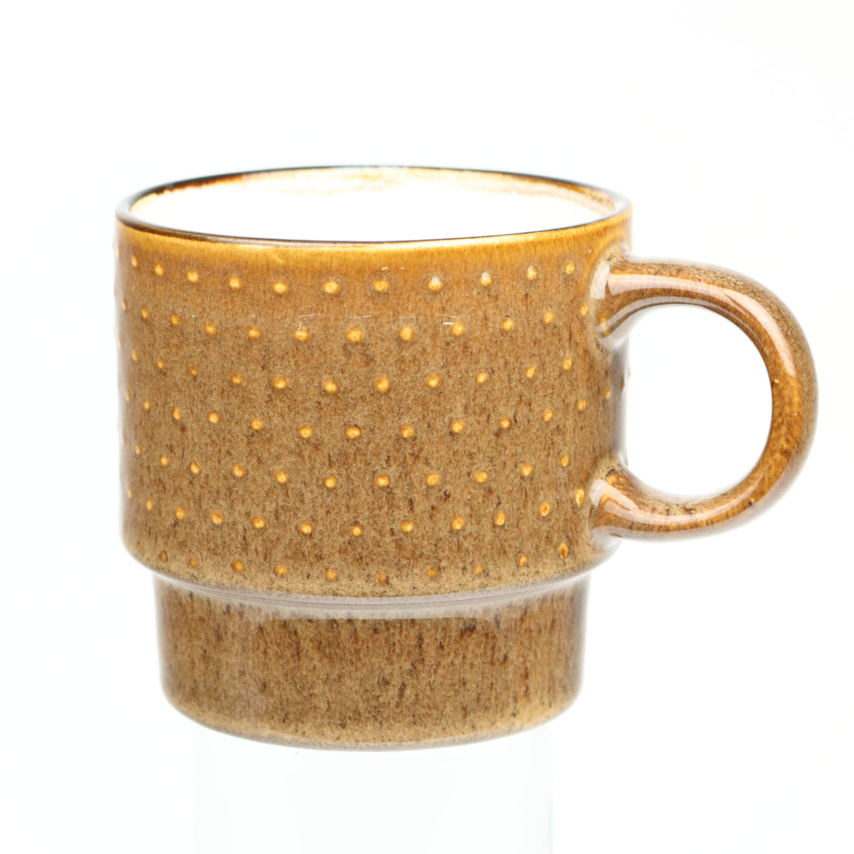 Brown Carrot Dotted Mug