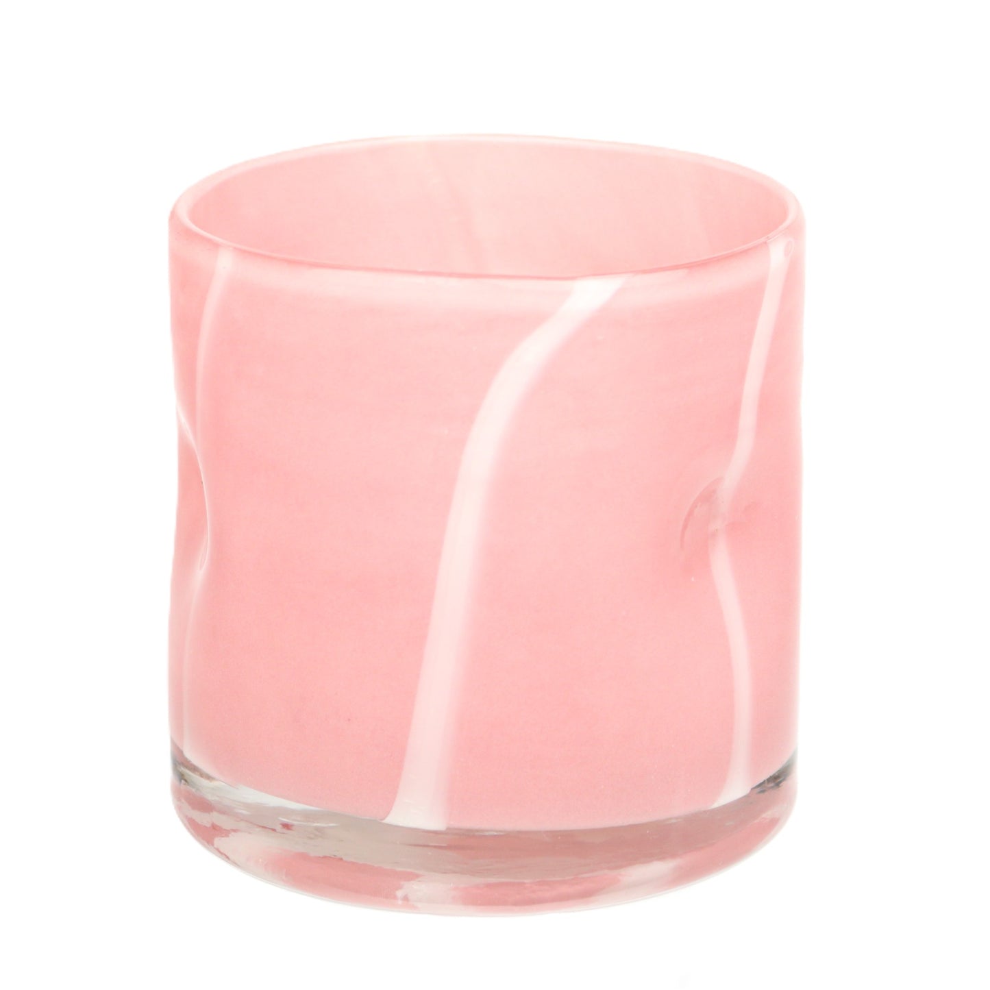 Pink Streak Candle Holder
