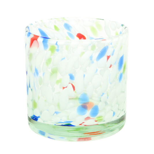 Rainbow Speckled Candlestick