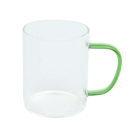 Green Glass Mug
